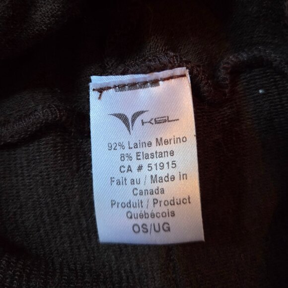 KSL brown beanie, 92% merino wool - Picture 5 of 5